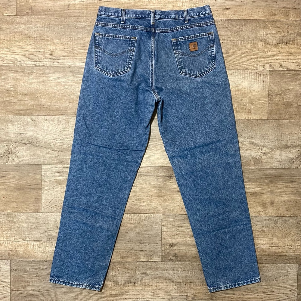 Carhartt Relaxed Fit Straight Flannel Lined Jeans